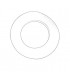 White escutcheon Ø100- UBBINK - 710265