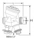 Vanne d'équilibrage TA-COMPACT NF M1"1/2- IMI - 52164032