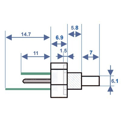 Sonde température- DIFF pour Chaffoteaux - 998458-01