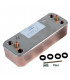 Échangeur sanitaire 16 plaques- DIFF pour Ideal - 177530