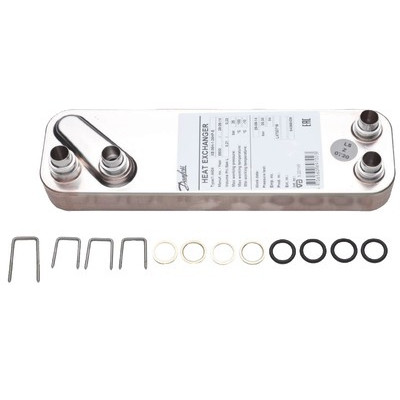 Échangeur brasé EVOFLAT type 2 avec accessoires- DANFOSS - 145H3666
