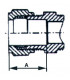 Fitting olive straight f3/8 x tube 8mm- DIFF - 601607  - (X2)