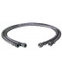Hose fuel f1/4" x f1/4" straight- DIFF - 602100  - (X2)