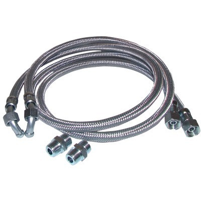 Flexible fioul coudé 1000mm avec 2 racco- DIFF - 602161