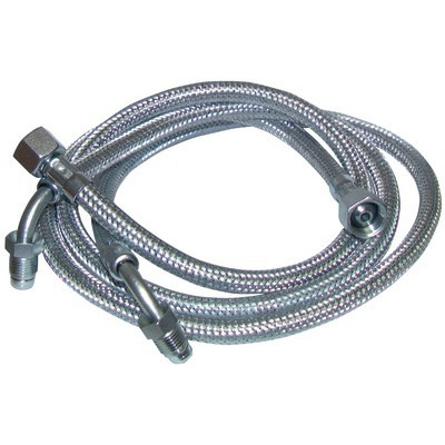 Flexible fioul 3/8" x 1/4 bague coudé 90- DIFF - 602178  - (X2)