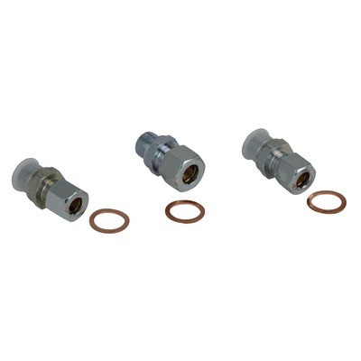Set of 3 connectors FLOCOTOP G 3/8- AFRISO - 1140157  - (X3)