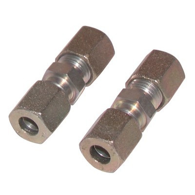 Racor de compresión recto tubo 6mm x tubo 6mm- DIFF - 602866  - (X2)