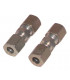Fitting with ring straight tube 8mm x tube 8mm- DIFF - 602867  - (X2)
