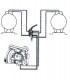 Plumbing fixtures double valve 3way inversion tank- DIFF - 602900