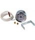 Thermomètre rond Ø 56mm, capillaire 1500mm, 0/120°C- DIFF - 606000