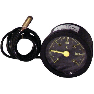 Termómetro redondo 0° a +120°C Ø43mm cap 1500vaina- DIFF - 606043