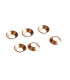 Copper flare gasket 3/8"- DIFF - 608013  - (X6)