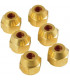 Écrou flare F NS 4-4 Ø1/4"- DIFF - 608020  - (X6)