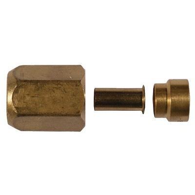 Raccord 1/4" + raccord 3/8" (0.8)- SERTO - 416.2384.270  - (X2)