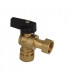 Valve ball cock 1/2" by 15mm- SIME - 6177506