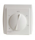 Termostato de ambiente simple 54185 con membrana- HAGER - 54185