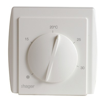 Room thermostat hager 54185 with diaphragm- HAGER - 54185