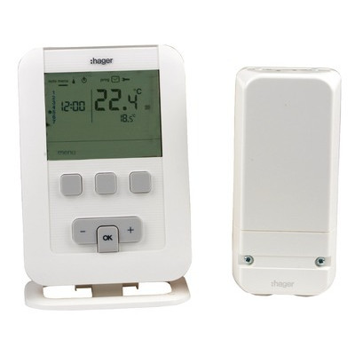 Programmable thermostat radio ek560 batteries lr3- HAGER - EK560