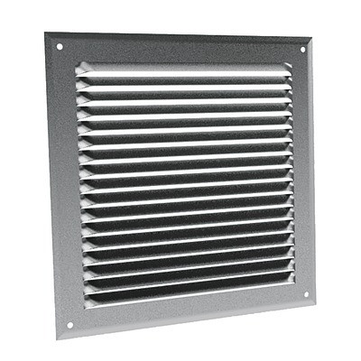 White pre-painted aluminium grid with canopy GA BL 300 x 300- ANJOS - 6708