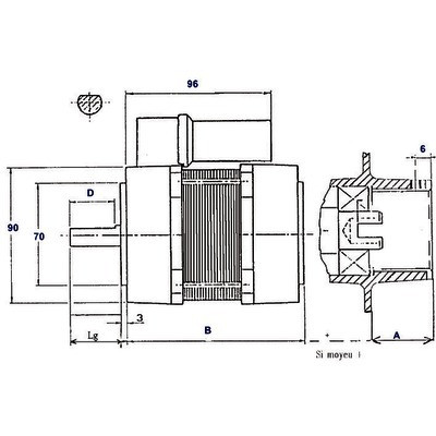 Motor AACO 60.2.75.32M- DIFF - 702105
