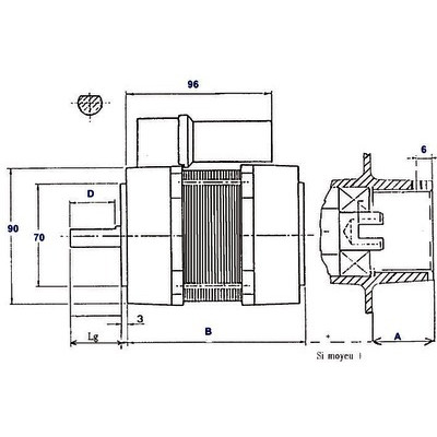Motor AACO 60.2.110.32M- DIFF - 702107