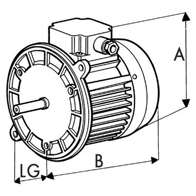 Burner motor type 135 2 370 tv- DIFF - 702382