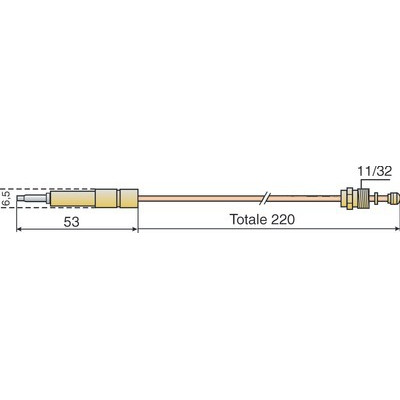 Specific thermocouple- DIFF pour Deville - 200159