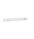 Grille obturable aluminium prélaqué blanc GO BL 300 x 30- ANJOS - 7120