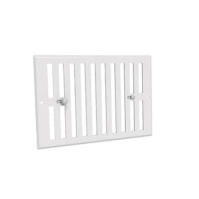 Grille obturable aluminium prélaqué blan- ANJOS - 7126