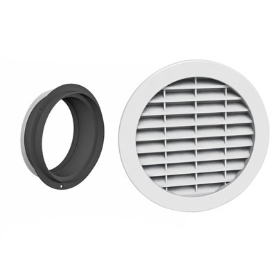 Autoadjustable air inlet R 30 with sleeve Ø 125- ANJOS - 7370