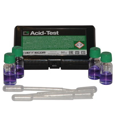 Acid test - Kit 4 pz acid test olio per sistemi HAVC&R- DIFF - 806091