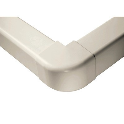 Ángulo externo 110x75 blanco crema 9001- DIFF - 806365  - (X6)