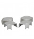 Curva plana 110x75 blanco puro 9010- DIFF - 806389  - (X6)