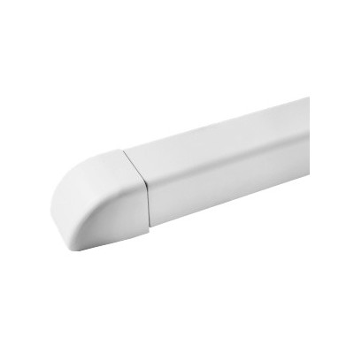 Embout 60x45 blanc pur 9010- DIFF - 807408  - (X12)