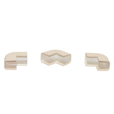 Angle extérieur goulotte condensat 25x25- DIFF - 807703  - (X20)