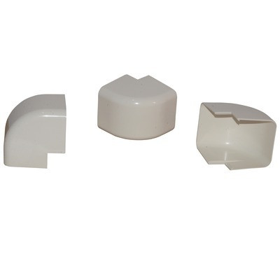 Angulo externo 60x80 blanco crema 9001- DIFF - 807707  - (X9)