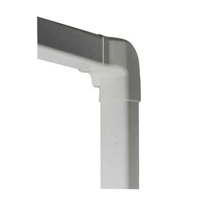 Angle vertical droit 60x80 blanc crème 9001- DIFF - 807715  - (X4)