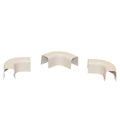 Courbe plane goulotte condensat blanc- DIFF - 807723  - (X20)