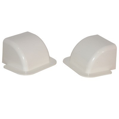 Passage de mur courbe 140x90 blanc crème 9001- DIFF - 807732  - (X4)