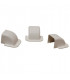 Passage de mur courbe 60x80 blanc pur 9010- DIFF - 807734  - (X6)