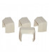 Réduction 110x80mm blanc crème 9001- DIFF - 807747  - (X8)