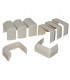 Réduction 140x110mm blanc crème 9001- DIFF - 807748  - (X8)