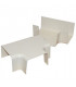 Bypass Tee 140x90 cream white 9001- DIFF - 807753  - (X2)