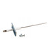 Flame sensing probe assembly +fixation- DE DIETRICH - 83368794
