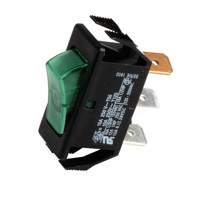 Unipol switch  black/luminous green- GEMINOX - 87168121620