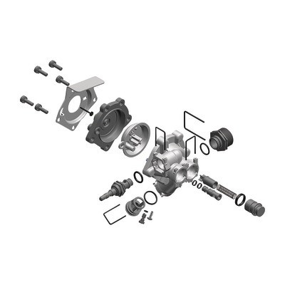 Robinet d´eau (Membrane ovale) (noir)- BOSCH - 8738728064