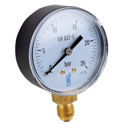 Manómetro radial seco 0-25b Ø63 mm- DIFF - 901427