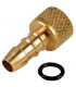 Raccord tétine F1/4" pour tube Ø 8/10- DIFF - 901483