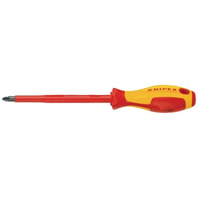 Electrician crosshead screwdriver Pozidriv® PZ1- KNIPEX - 98 25 02