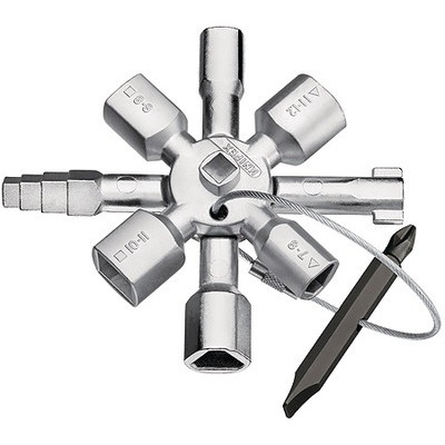 Clé gaz multifonctions KNIPEX TWINKEY®- KNIPEX - 00 11 01